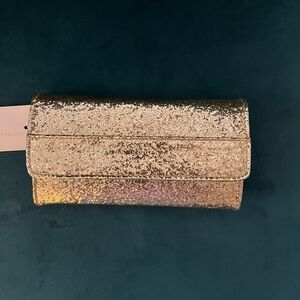 Glittery Gold Clutch by